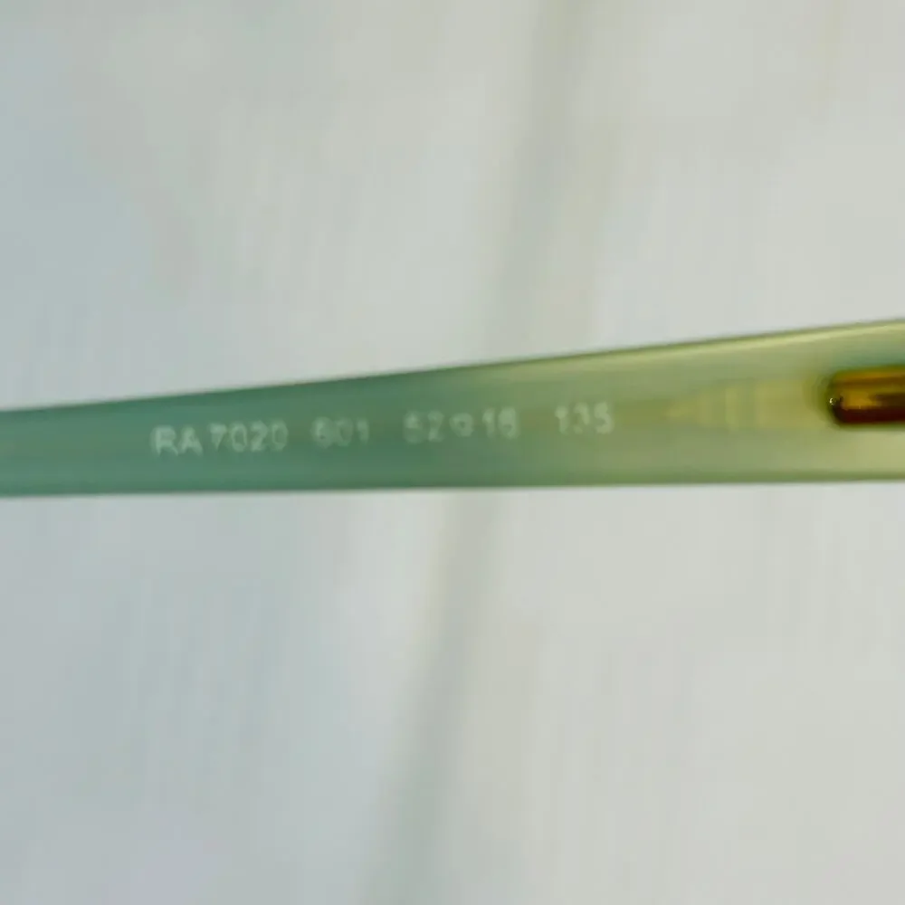 Ralph Lauren RA 7020 601 Eyeglasses Frame 52-16-135 Tortoise/Light Blue & Case